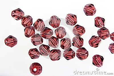 A scattering of beads. Stock Photo