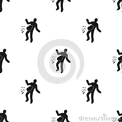 Scene of the crime icon in black style isolated on white background. Crime pattern stock vector illustration. Vector Illustration