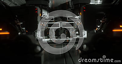 Sci-fi spacesship 25 Stock Photo