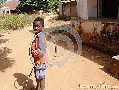 Scene from Guinea-Bissau Editorial Stock Photo