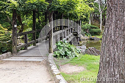 Scene at Hakusan Park in Niigata, Japan Stock Photo