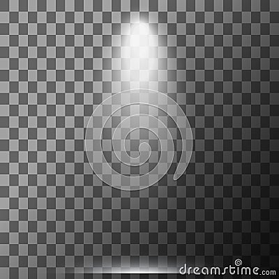 Scene illumination cold light effect Vector Illustration