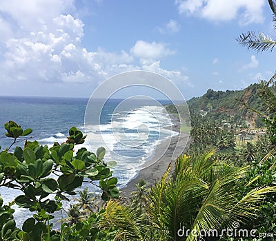 A scene from Saint Vincent and the Grenadines Editorial Stock Photo