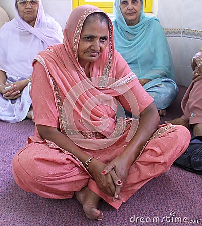 Scene at a Sikh Wedding Editorial Stock Photo