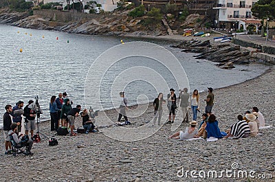 Scene from the Ventura Pons movie, Miss Dali Stock Photo