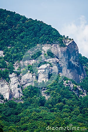 Scenery around lake lure north carolina Stock Photo