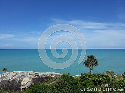 Scenery in Beach Tikus Stock Photo