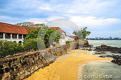 Scenery of galle fort in Sri Lanka Stock Photo