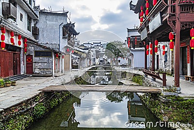 Scenery of Likeng Scenic Area, Wuyuan, Jiangxi province Stock Photo