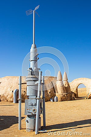 Scenery for movie Star Wars Editorial Stock Photo