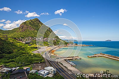 scenery of northern coast and yinyang sea Stock Photo