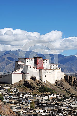 Scenery in Tibet Stock Photo