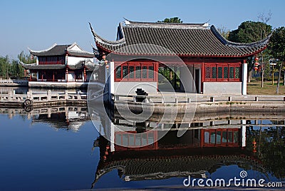 Scenery of Xitang ancient town Stock Photo