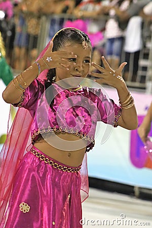 Scenes of Carnaval 2020 in Santos Editorial Stock Photo