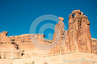 Scenes from famous Arches National Park, Moab,Utah,USA Stock Photo