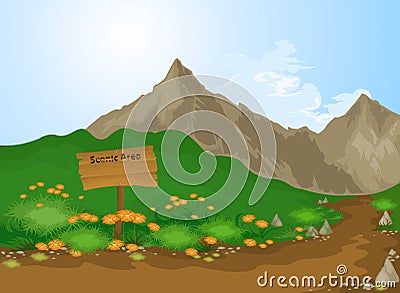 Scenic area Stock Photo