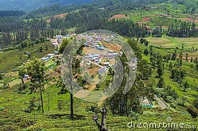 Natural scenic beauty of ooty Stock Photo
