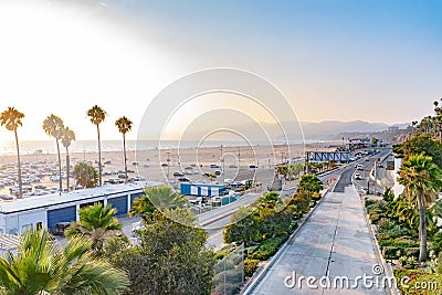 Scenic California west coast landscape views Stock Photo