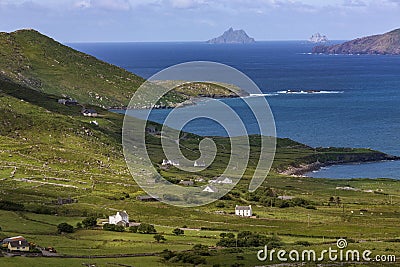 Scenic coastline of the 'Ring of Kerry' - Ireland Stock Photo