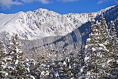 Scenic Colorado Mountains Stock Photo