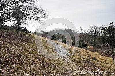 lovely view from arnside knott Stock Photo