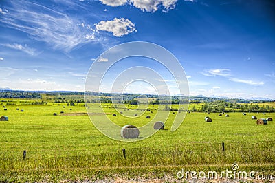 Scenic Farmland Stock Photo