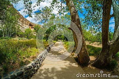 Montezuma Castle dwelling Stock Photo