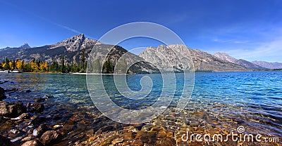 Jenny lake Stock Photo