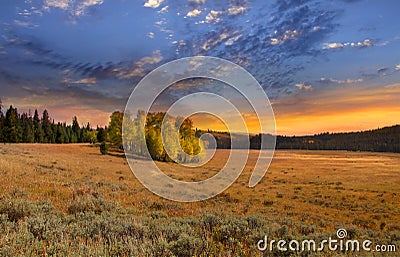 Scenic landscape Stock Photo