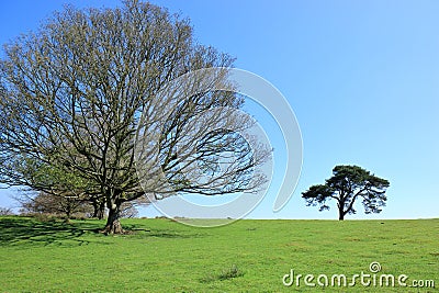 Scenic landscape in the Kent countryside Stock Photo