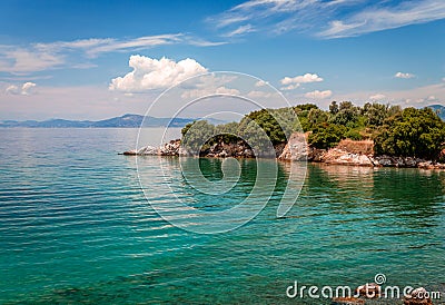 Scenic landscape in Magnesia, Greece Stock Photo