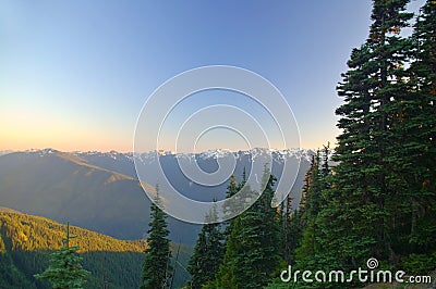 Scenic Mountain landscape Stock Photo