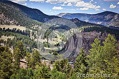 Scenic Mountain Landscape Stock Photo