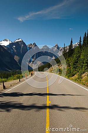 Scenic Mountain Views Stock Photo