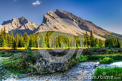 Scenic Mountain Views Stock Photo