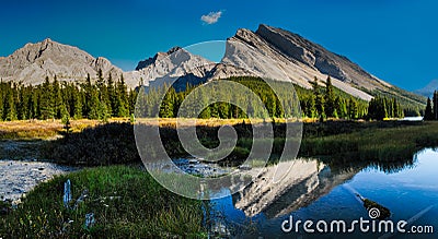 Scenic Mountain Views Stock Photo