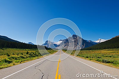 Scenic Mountain Views Stock Photo