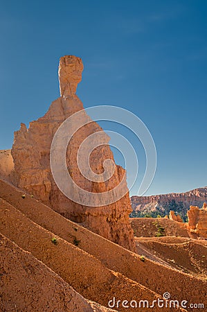 Red pinnacles (hoodoos) of Bryce Canyon, Utah, USA Stock Photo