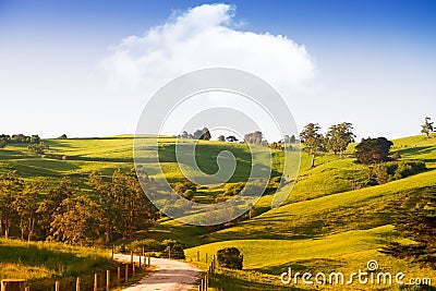 Scenic rural Australia Stock Photo