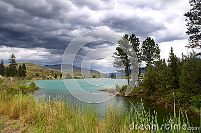 Scenic rural landscape Stock Photo