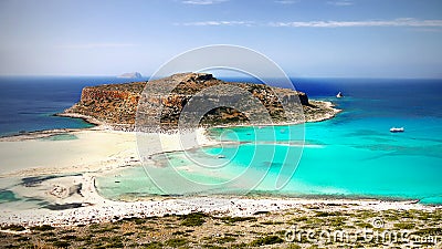 Sea Cliffs, Coast Landscape Beaches, Greek Islands, Crete, Stock Photo