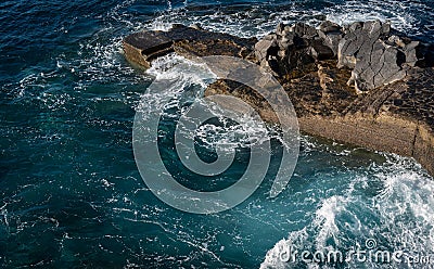 Scenic seascape in Madiera Stock Photo