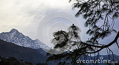 Scenic shot of the Himalayas Stock Photo