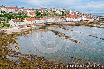 Scenic sight in Pittenweem, in Fife, on the east coast of Scotland. Stock Photo