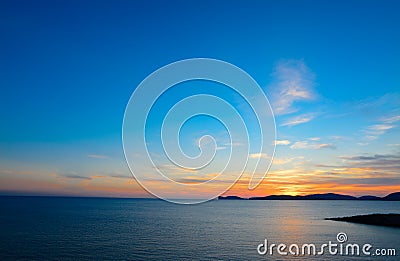 Scenic sunset Stock Photo