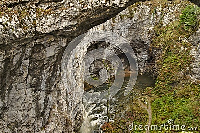 Scenic Unesco protected Rakov Skocjan Stock Photo