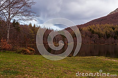 Calamone lake, Ventasso. Reggio Emilia. Italy Stock Photo