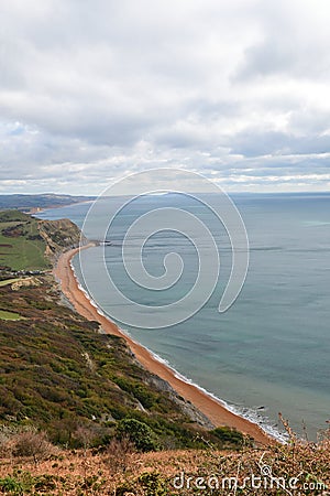 Dorset coastline Stock Photo
