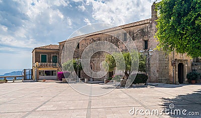 Scenic view in Forza d`AgrÃ², picturesque town in the Province of Messina, Sicily, southern Italy. Stock Photo