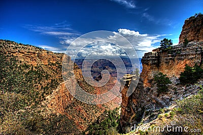 Scenic view of Grand Canyon Stock Photo